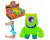 Антистресс YabbaDabba монстрики PVA YD2629_Green