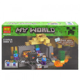 "Brick " MINECRAFT" (коробка) 219 дет. р.32х21х6 см. 10390