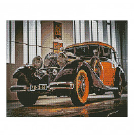 Алмазная картина "Старинное авто", 40х50 см FT30407