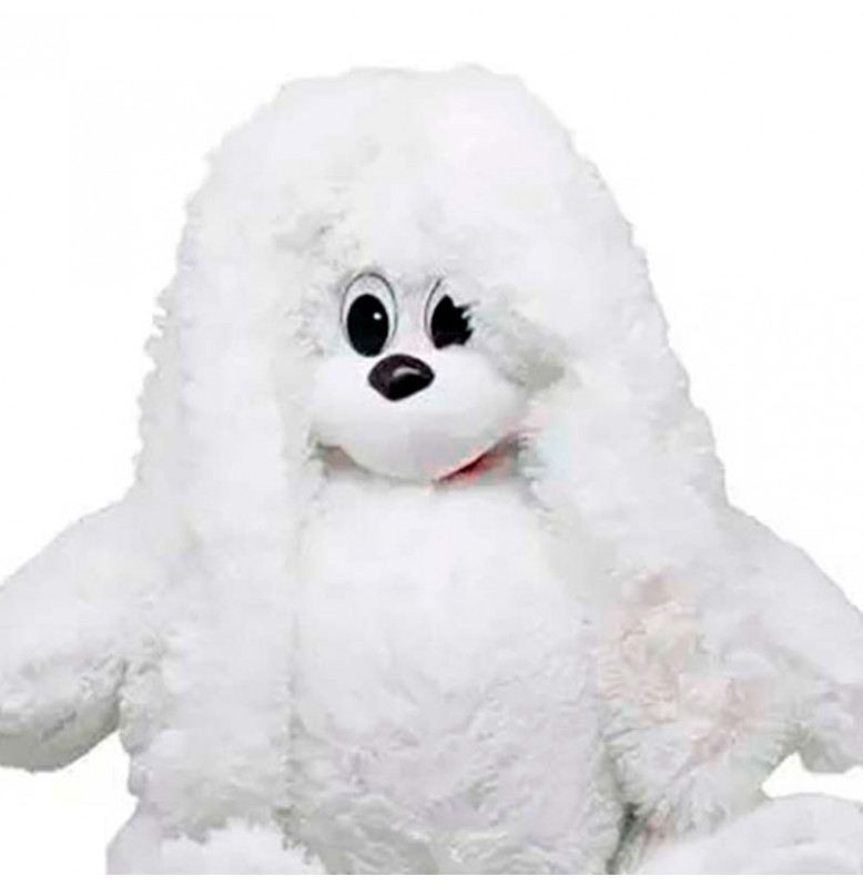 Мягкая игрушка Зайка Сеня 70 см 0088_White
