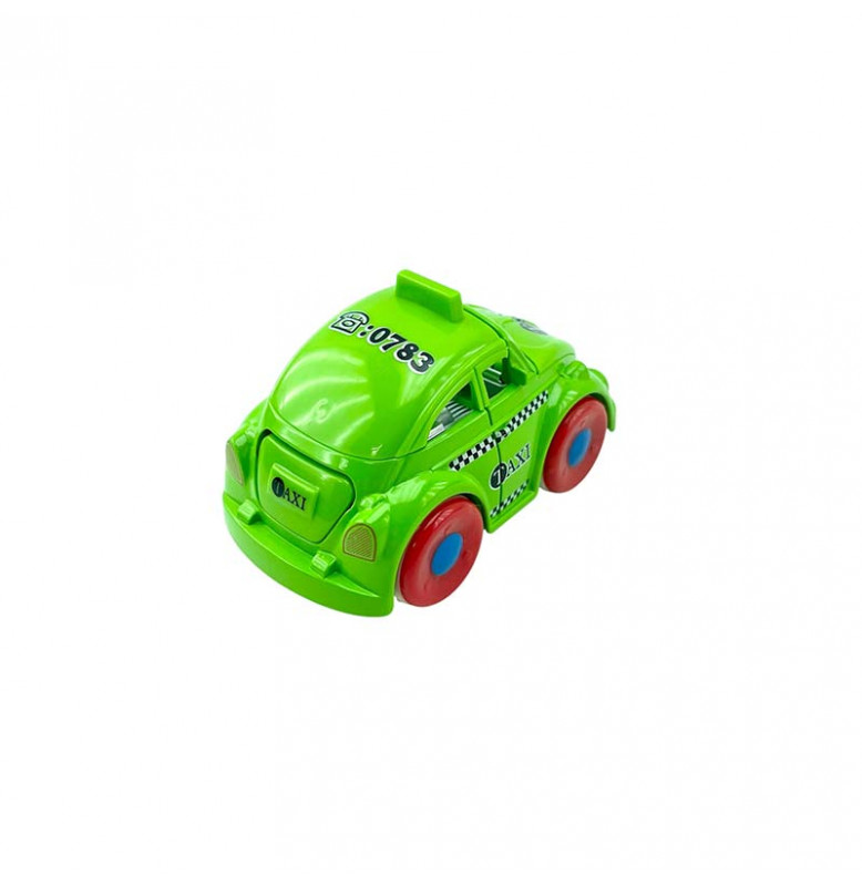 Машина "TAXI" металлическая, инерционная, .9*5*5см 783 117_Green