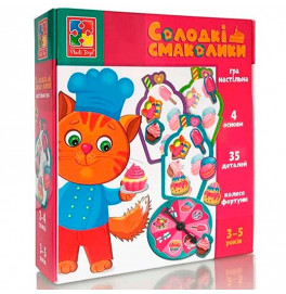Настольная игра-сортер Vladi Toys "Сладкие вкусности" учебная VT1804-42
