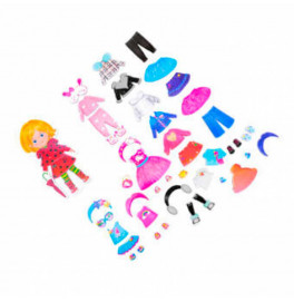 Одевалка Vladi Toys "Trendy girl" магнитная VT3702-23