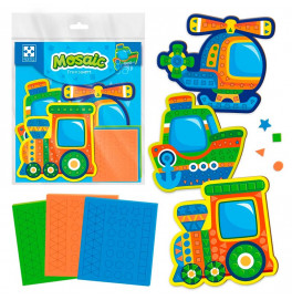 Набор для творчества Vladi Toys мягкая мозаика "Транспорт" VT4511-10