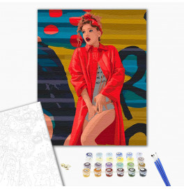 Картина за номерами "Retro look" 40*50 см 10293-AC