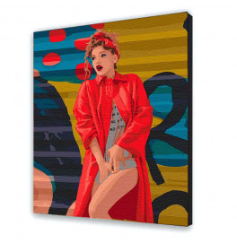 Картина за номерами "Retro look" 40*50 см 10293-AC