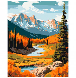 Картина за номерами "Осінь в горах" ArtCraft 40*50 см 11043-AC