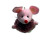 М'яка миша-брелок розмір 10 см X191_Pink-Gray