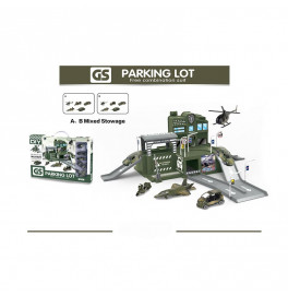 Игровой набор автопаркингов с военными машинами CM559-61