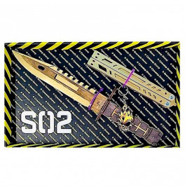 Игровой набор Сувенир Декор "Бабочка Legasy & M-9 Bayonet Gold игрушечные ножи SO2-2-B