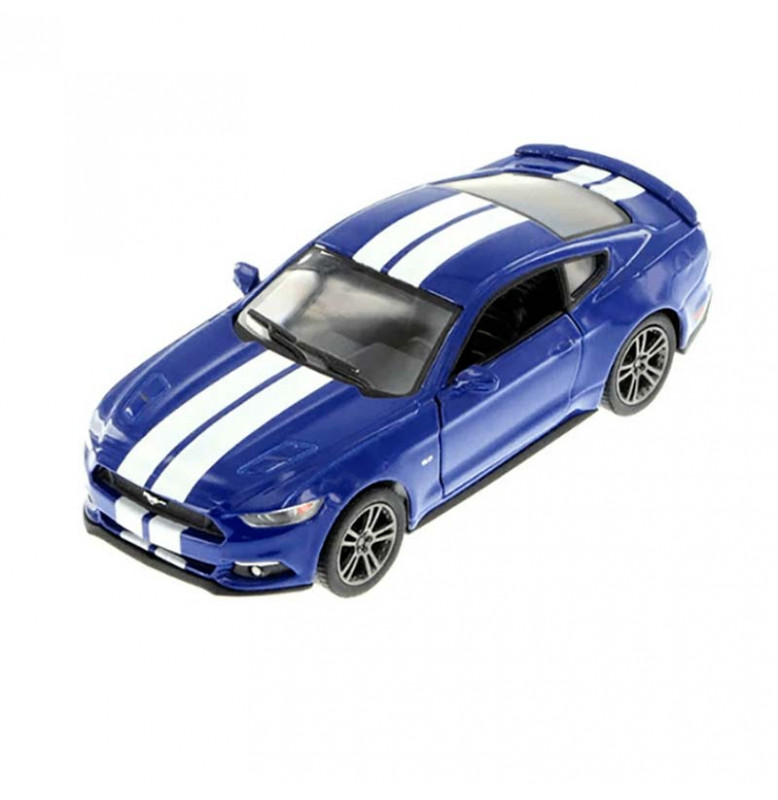Модель легкова "2015 Ford Mustang GT" метал відкриваються двері KT5386FW_Blue