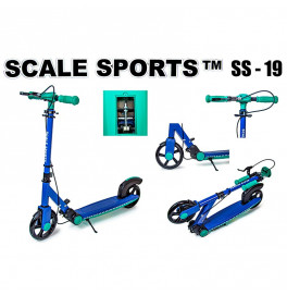 Двухколесный самокат Scale Sports Синий SS19_Blue