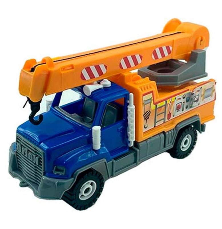 Машинка Автокран Оріон "Форд" 23 см 238_Blue-Orange
