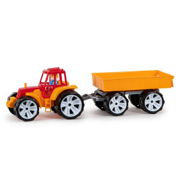 Трактор Бамсик BAMS 3 с прицепом 007/9