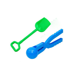 Игровой набор Бамсик Зимние игрушки №2 с лопаткой и снежоклипом 118/7