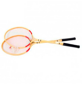 Набор для бадминтона деревянный в сетке BT-BPS-0032