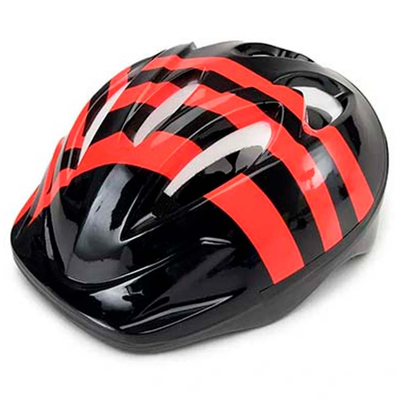 Захисний дитячий шолом для катання 24.5*20 см Z41492_Black-Red