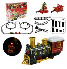 Железная дорога Merry Christmas со светом и звуком на батареях 699-90A