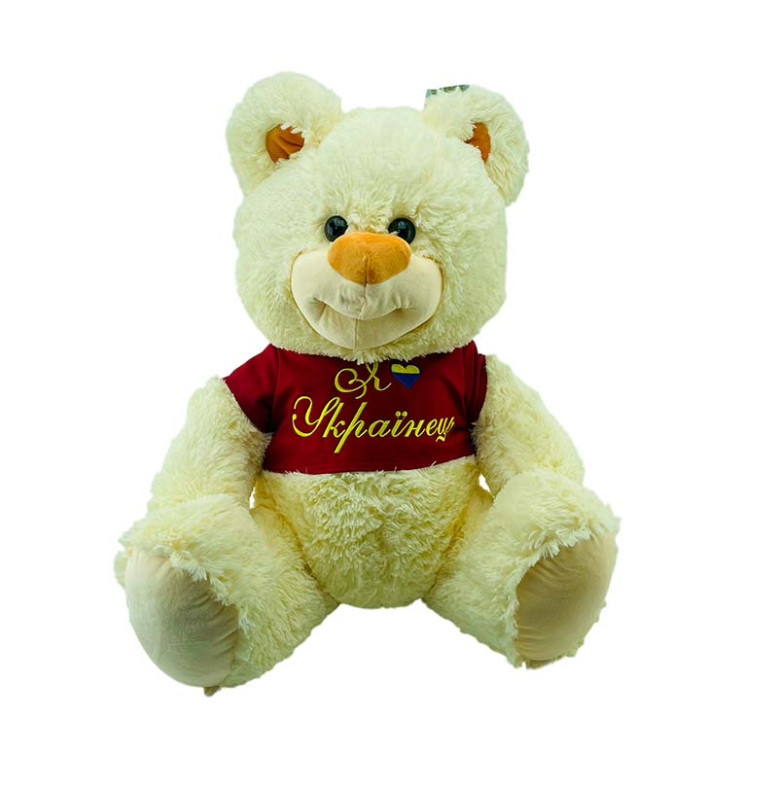 М'яка іграшка Ведмідь Буркутун 60 см 0296_White
