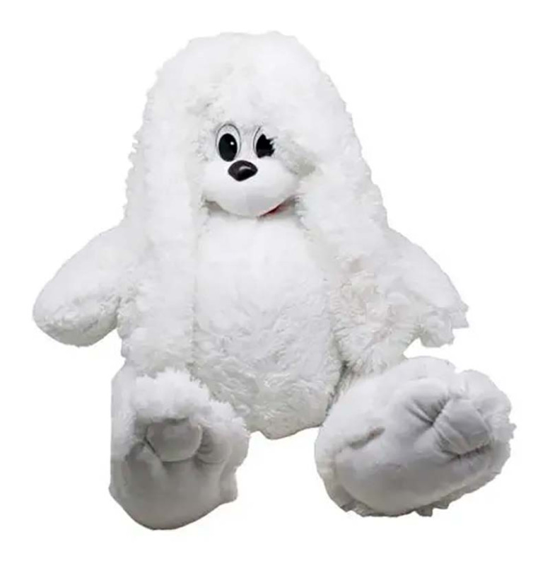 М'яка іграшка Зайка Сєня 70 см 0088_White