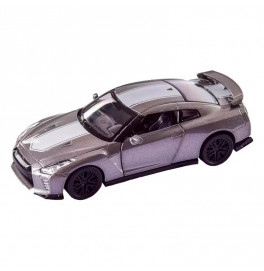 Машина металл "АВТОПРОМ" 1:42 Nissan GT-R (R35), откр.двери, в кор. 14,5*6,5*7см 4353_Gray