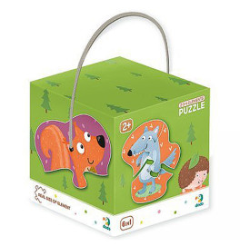Пазл Dodo Лесные животные 2-3-4 элемента