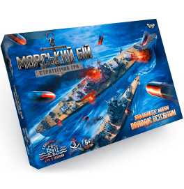Настольная игра Danko Toys "Морской бой. Стратегическая игра" развлекательная