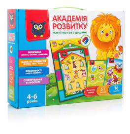 Магнитная игра Vladi Toys Свойства Признаки Академия развития с доской