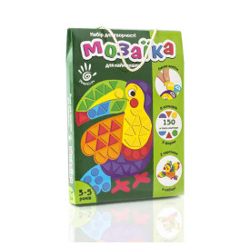 Набор для творчества Vladi Toys "Мягкая фигурная мозаика. Пеликан" 150 наклейок