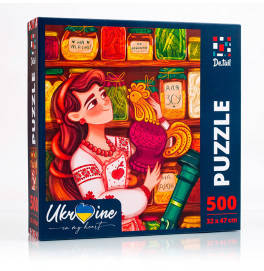Пазл Vladi Toys "Украинка с петухом" De.tail 500 элементов