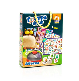 Настільна гра Vladi Toys Гострий очей Алфавіт зі дзвінком VT8010-14