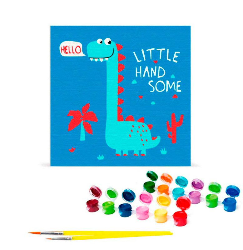 Картина по номерам "Маленький красавчик" 30*30 см 15006-AC Картина по номерам "Маленький красавчик" 30*30 см 15006-AC