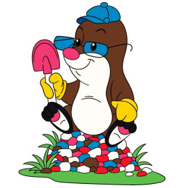 Детская картина-раскраска "Крот" ArtCraft 25*30 см Авторская 15116-AC