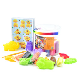 Набор для творчества Danko Toys "FLUORIC" тесто для лепки