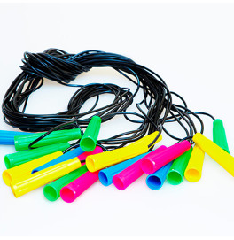 Скакалка черная 2,80м диам. 5,0 мм, Бамсик 035/11