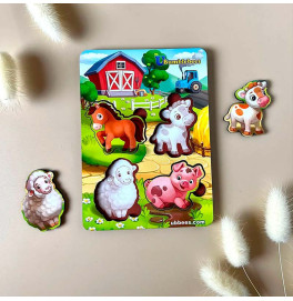 Рамка-вкладка "Домашні тварини – 1" дерев'яна ПСФ053