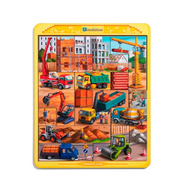 Пазл Тетріс UBEE великий - Будівельний майданчик з дерева ПСД127