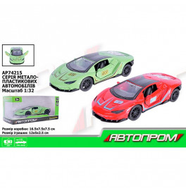 Машина мет. АВТОПРОМ арт. AP74215 (48шт) 1:32,2 кольори, відкр.двері,короб.16,5*7,5*7,5см