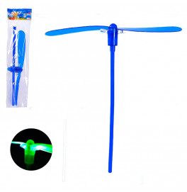 Запускалка со светом пластиковая 18 см LS3672_Blue