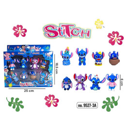 Набір фігурок STICH 8 штук в комплекті 9527-3A