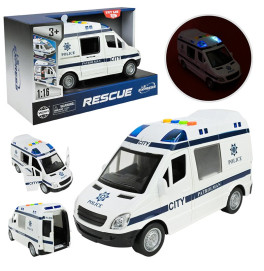 Машинка Поліція зі світлом і звуком WY590F