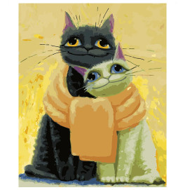 Картина по номерам Stateg VA-2669 "Котики замонаты шарфом" 40х50 см VA-2669 Картина по номерам Stateg VA-2669 "Котики замонаты шарфом" 40х50 см VA-2669