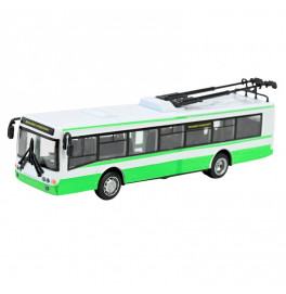Троллейбус PLAY SMART "Автопарк" металл инерционный 6407ABCD_Green