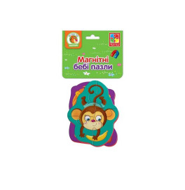 Беби пазлы Vladi Toys "Львенок и обезьянка" магнитные VT3208-11 Беби пазлы Vladi Toys "Львенок и обезьянка" магнитные VT3208-11