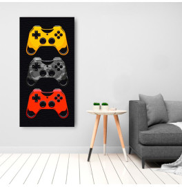 Картина по номерам "Gamer party" 40*80 см