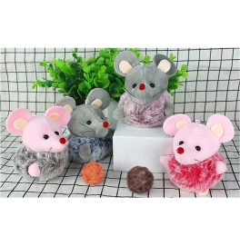 М'яка миша-брелок розмір 10 см X191