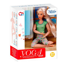 Лялька йогиня з килимком 29 см JJ8675-1Q