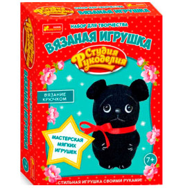 Вязаная игрушка.Песик