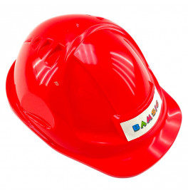 Игрушка бамсик "Каска" пластиковая 117_Red