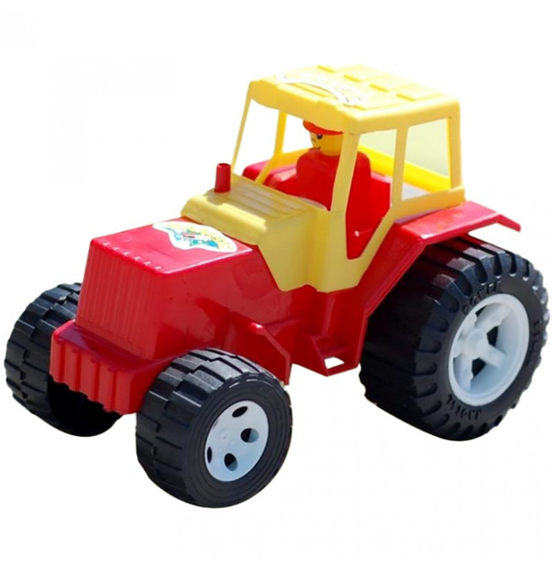 Детский трактор 7_Yellow-Red